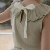 ◍◍summer(80-120)⇡夏日荷葉圓領背心(2色)