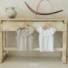 ◍◍summer(80-120)⇡夏日荷葉圓領背心(2色)