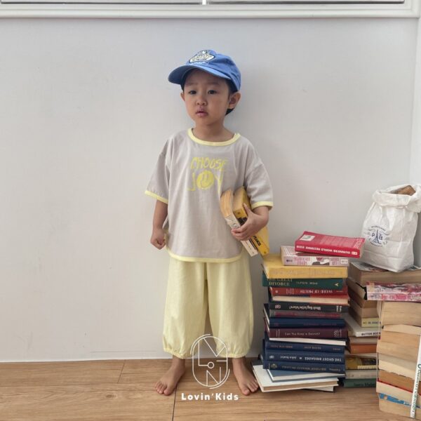 ◍◍summer(XXS-XL)⇡滾邊拼色JOY T(2色)