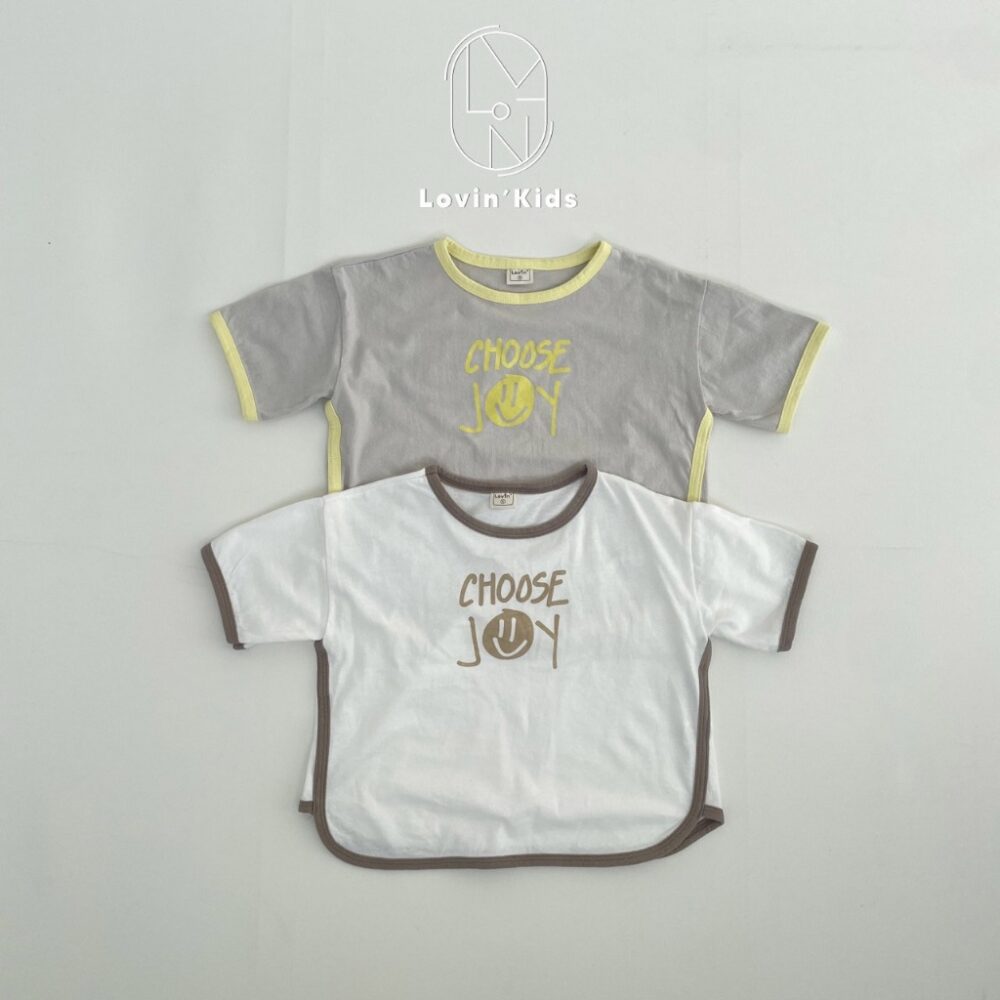 ◍◍summer(XXS-XL)⇡滾邊拼色JOY T(2色)