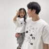 ◍◍summer(XXS-XL-大人)⇡塗鴉繪畫上衣T(親子裝)