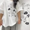 ◍◍summer(XXS-XL-大人)⇡塗鴉繪畫上衣T(親子裝)